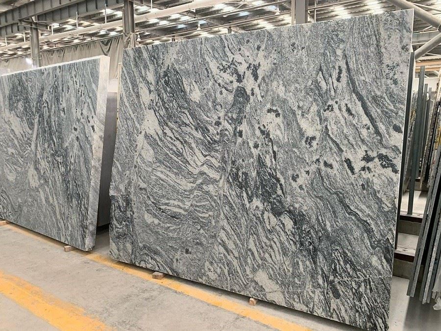 Viscount white granite slab