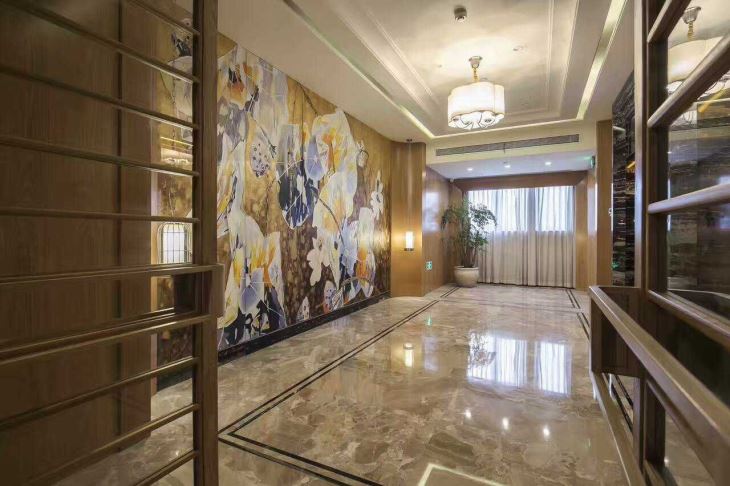 China Beige Marble Slab