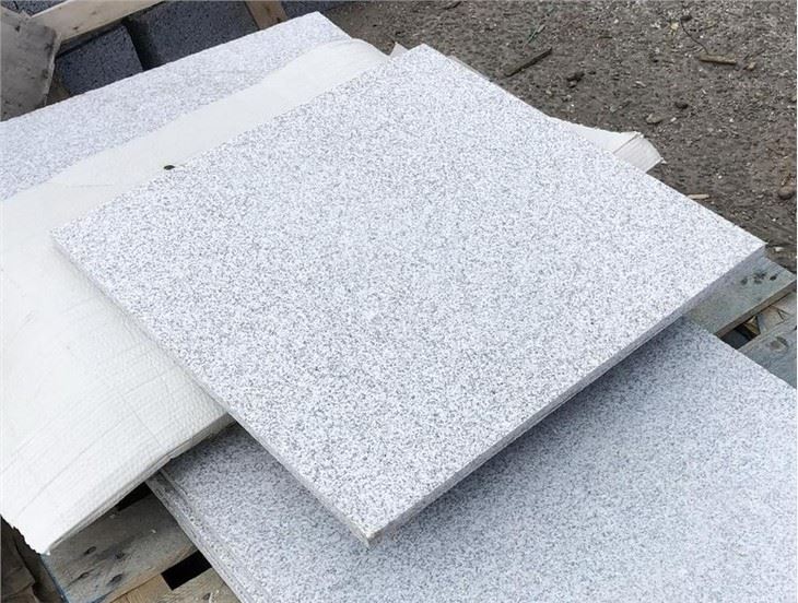 Silver Grey Granite Paving Slabs factory