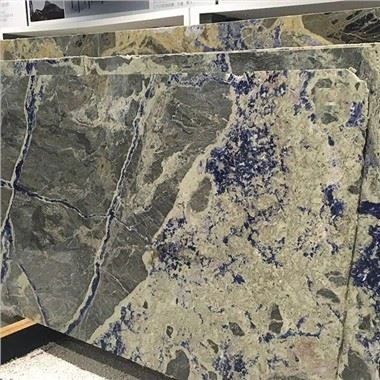 Lyxig blå onyxmarmor