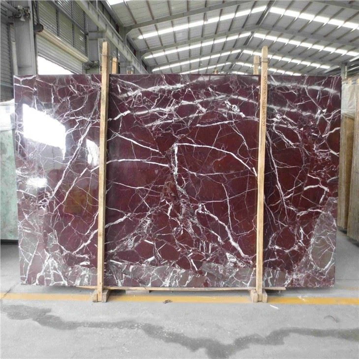 Rosso Levanto Red Marble Slabs For Coffee Table Bathroom Tiles