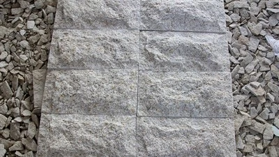 Gul granit G682 svampsten för väggdekoration
